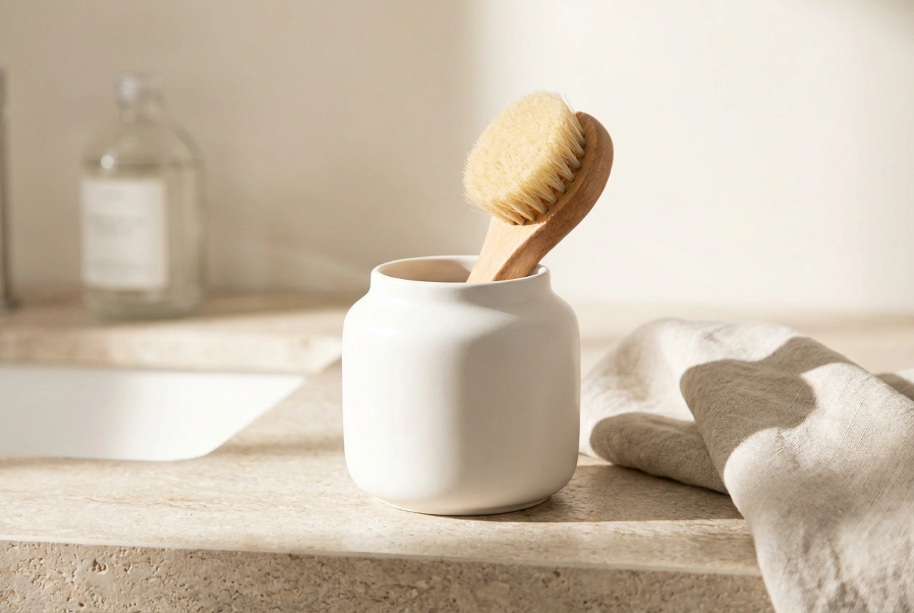 පිරිසිදු කිරීමෙන් පසු වැසිකිළි බුරුසුව විෂබීජහරණය කරන්නේ කෙසේද