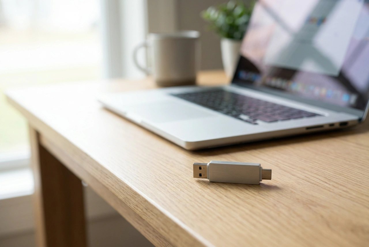 උපාංග අතර දත්ත හුවමාරුව පහසු කරන USB C සහ USB A ද්විත්ව පෙන්ඩ්‍රයිව්